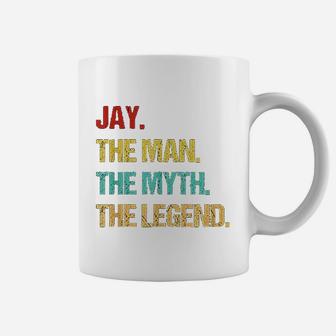 Jay Name Man Myth Legend Coffee Mug | Crazezy AU