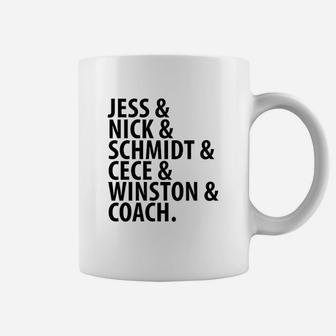 Jessica Day And Gang Coffee Mug | Crazezy DE