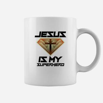 Jesus Is My Superhero Coffee Mug | Crazezy CA