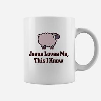 Jesus Loves Me This I Know Christian God Style C Coffee Mug | Crazezy