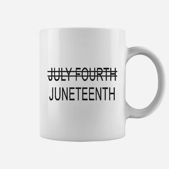 Juneteenth July Fourth Coffee Mug | Crazezy AU