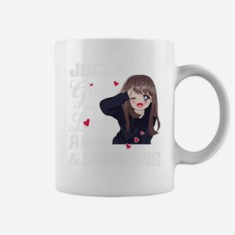 Just A Girl Who Loves Anime And Sketching Drawing Coffee Mug | Crazezy CA