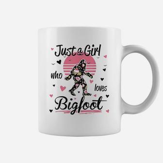 Just A Girl Who Loves Bigfoot Coffee Mug - Thegiftio UK