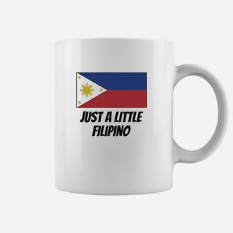 Just A Little Filipino Cute Philippines Flag Coffee Mug | Crazezy