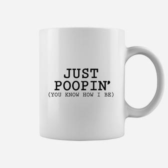 Just Poopin You Know How I Be Baby Coffee Mug | Crazezy UK