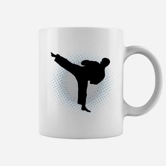 Karate Martial Arts Silhouette Sports Youth Coffee Mug | Crazezy DE