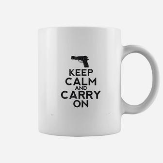 Keep Calm And Carry On Support Coffee Mug | Crazezy CA