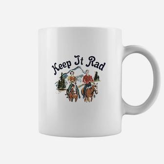 Keep It Rad Horse Men Women Girls Loves Horse Riding Coffee Mug | Crazezy CA