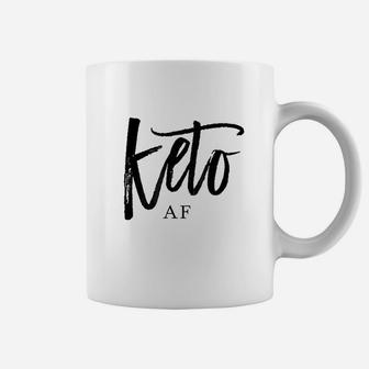 Keto Af Funny Ketogenic Diet Coffee Mug | Crazezy
