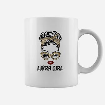 Ki Libra Birthday Zodiac Costume Leopard Prints Gift Girl Coffee Mug | Crazezy