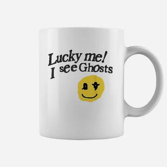 Kid Lucky Me I See Ghosts Coffee Mug | Crazezy