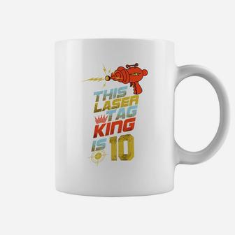Kids 10 Year Old Laser Tag Birthday Party 10Th Gift Shirt Coffee Mug | Crazezy AU