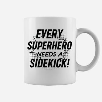 Kids Every Superhero Needs A Sidekick Big Brother Sister Newborn Coffee Mug | Crazezy UK