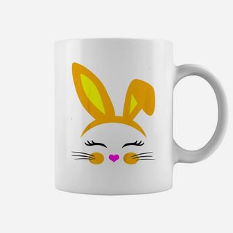 Kids Girls Easter Bunny Face With Flower Toddler Baby Daughter Coffee Mug | Crazezy DE