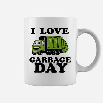 Kids I Love Garbage Day - Little Boys Trash Truck Coffee Mug | Crazezy