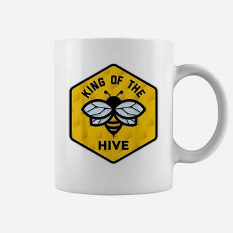 King Of Hive Honey Bees Flower Pollinator Insect Bees Coffee Mug | Crazezy