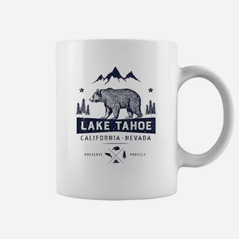 Lake Tahoe California Nevada Vintage Bear Coffee Mug | Crazezy UK