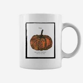 Leopard Fall Pumpkin Coffee Mug | Crazezy UK