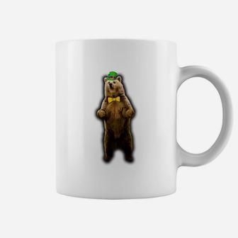 Leprechaun Bear Cool Bear Saint Patrick Coffee Mug - Thegiftio UK