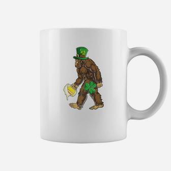 Leprechaun Bigfoot Funny St Patricks Day Drink Gifts Coffee Mug - Thegiftio UK