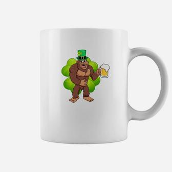Leprechaun Bigfoot Irish Shamrock St Patricks Day Coffee Mug - Thegiftio UK