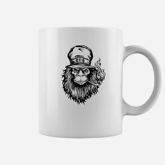 Leprechaun Bigfoot Sasquatch St Patricks Day Coffee Mug - Thegiftio UK