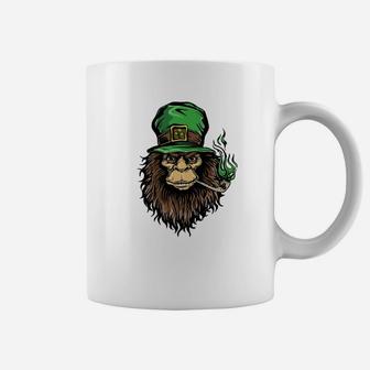 Leprechaun Bigfoot St Patricks Day Coffee Mug - Thegiftio UK