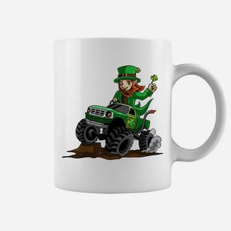 Leprechaun Monster Truck St Patrick's Day Kids Boys Shirt Coffee Mug - Thegiftio UK