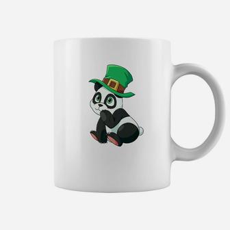 Leprechaun Panda Bear Cute St Patricks Day Irish Coffee Mug - Thegiftio UK