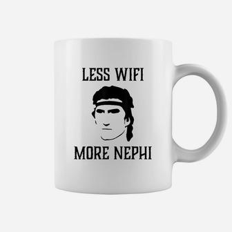 Less Wifi More Nephi Lds Funny Memes Missionary Gift Coffee Mug | Crazezy CA