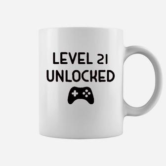 Level 21 Unlocked Coffee Mug | Crazezy