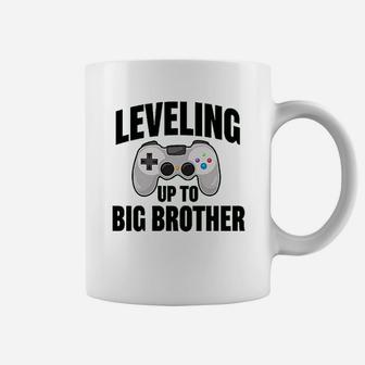 Leveling Up To Big Brother Coffee Mug | Crazezy CA