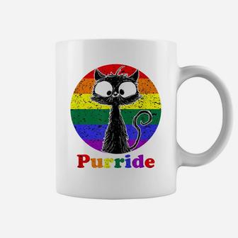 Lgbt Cat Lovers Purride Flag Gay Pride Month Lgbtq Coffee Mug | Crazezy UK