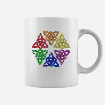 Lgbtq Irish Celtic Knot Heart Gay Pride Coffee Mug - Thegiftio UK