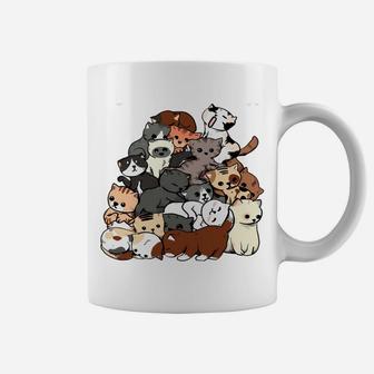 Life Goal Pet All The Cats Funny Cat Lover Cute Kitten Mom Coffee Mug | Crazezy AU