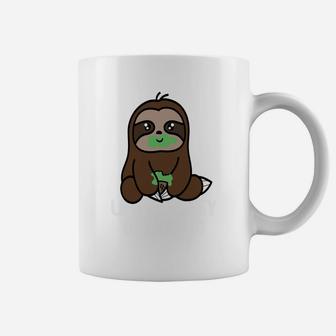 Life Is Messy Enjoy It Sloth Kawaii Coffee Mug - Thegiftio UK