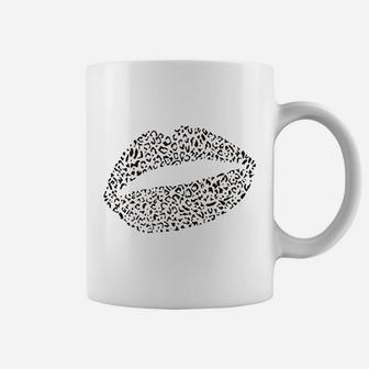 Lips Leopard Animal Print Kiss Pout Love Coffee Mug | Crazezy AU