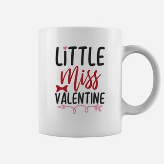 Little Miss Valentine Happy Valentines Day Coffee Mug - Seseable