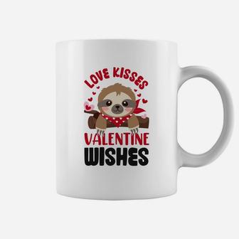 Love Kisses Valentine Day T Gift For Valentine Day Happy Valentines Day Coffee Mug - Seseable