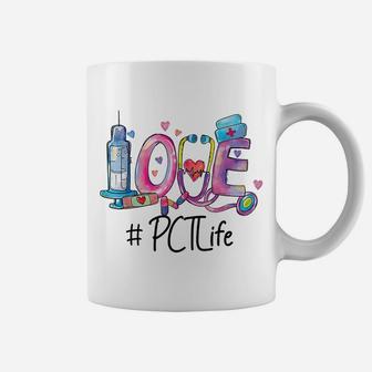 Love Patient Care Technician - Pct Nurse Coffee Mug | Crazezy UK