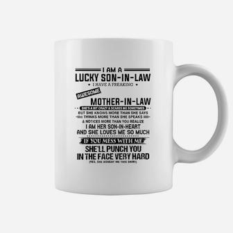 Lucky Son In Law Coffee Mug | Crazezy UK