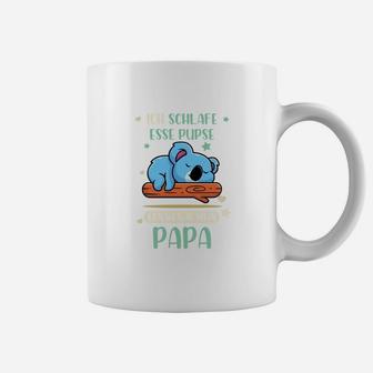 Lustiges Papa Tassen, Schlafmütze Hippo Design - Vatertag Spezial - Seseable