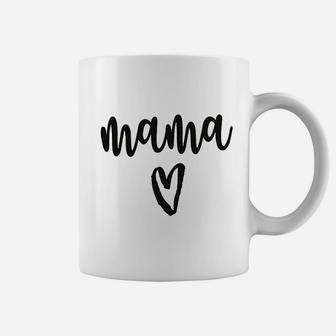 Mama Life Love Heart Coffee Mug | Crazezy