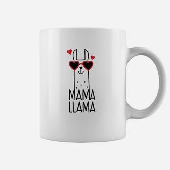 Mama Llama Funny Gift Set For Mothers Day Coffee Mug | Crazezy
