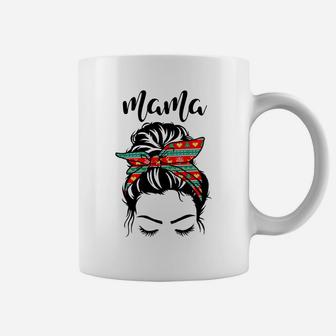 Mama Shirts For Women Rainbow Mom Christmas Love Red Plaid Coffee Mug | Crazezy DE