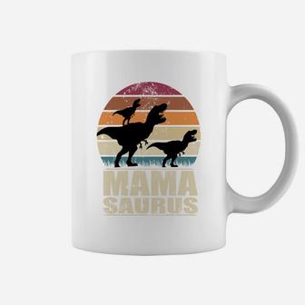 Mamasaurus Rex Dinosaur Baby Dino Twin Dino Mom Mama Saurus Coffee Mug | Crazezy