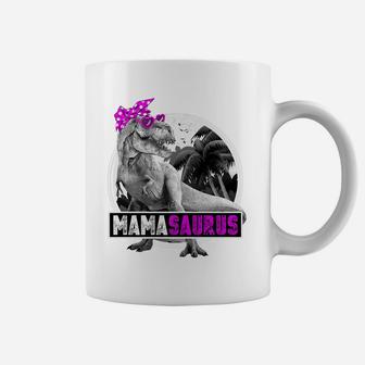 Mamasaurus Shirt Funny T-Rex Mom Gift Dinosaur Coffee Mug | Crazezy