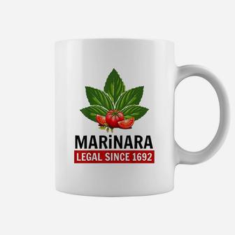 Marinara Legal Since 1692 Basil And Tomatoes Coffee Mug - Thegiftio