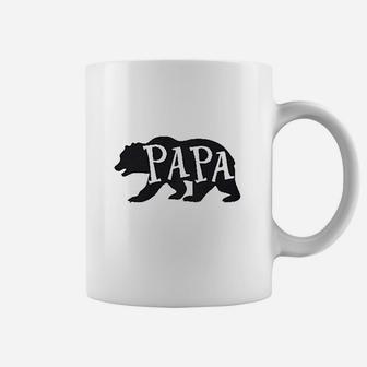 Matching Father And Son Papa Bear Daddy Bear Little Baby Family Coffee Mug | Crazezy CA