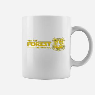 May The Forest Be With You Funny Parody Missy Fit Coffee Mug - Thegiftio UK